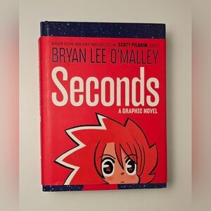Seconds by Bryan Lee O’Malley Graphic Novel Hardcover Scott Pilgrim Author